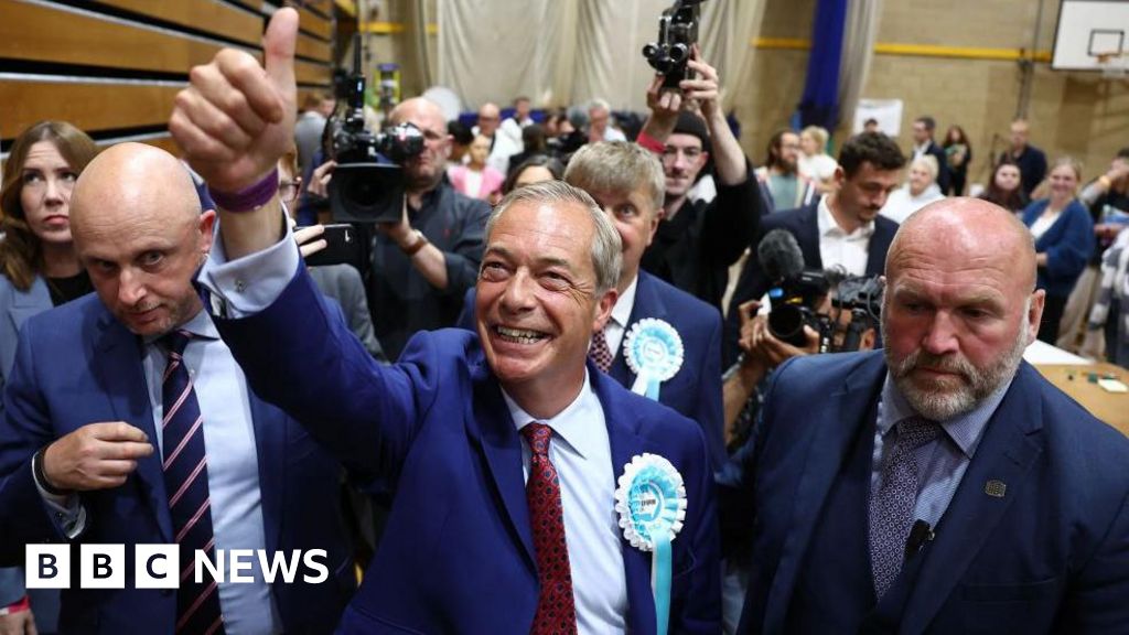 Police assess claims Reform overspent on Farage election campaign